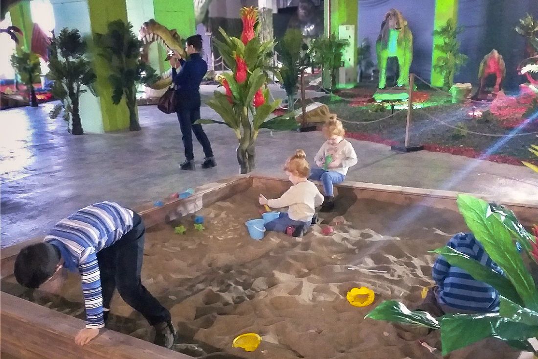 Выставка доисторических рептилий